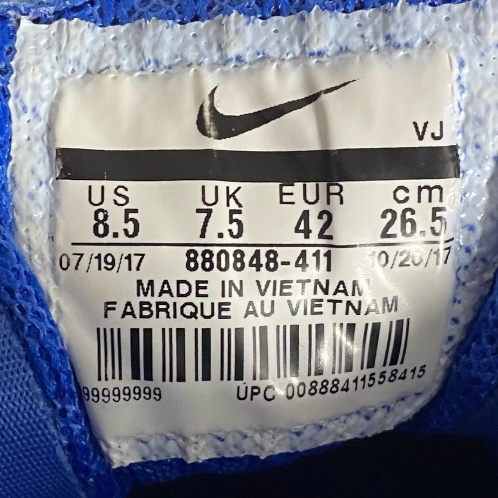 Nike Zoom Fly Flyknit Hyper Royal Running Shoes Men’s Size 8.5